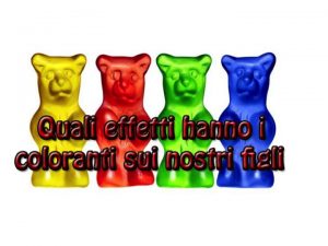 mangia sano caramelle gommose colorate